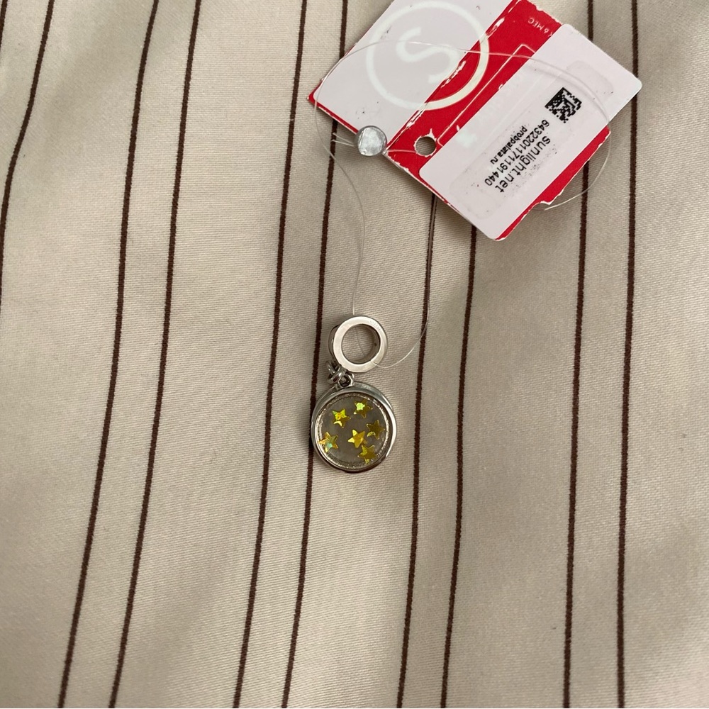 NWT Silver Star Necklace Charm